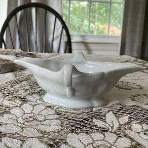 PILLIVUT French Porcelain Depuis Double Sided Gravy Boat